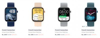 French Connection Smartwatch Starts Rs 1049 | Upto 85% Off
