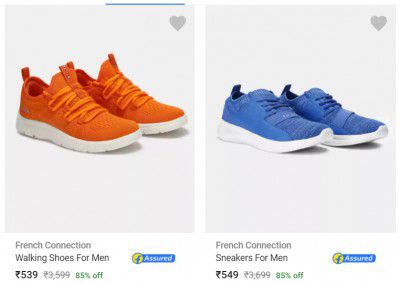 French Connection Sports Shoes at Minimum 80% off