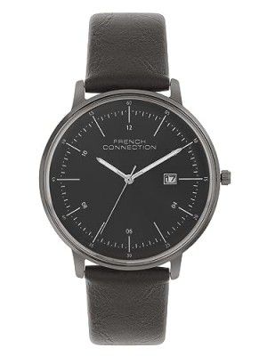 French Connection Spring-Summer 2023 Analog Black Dial Men's Watch-FCN00094C