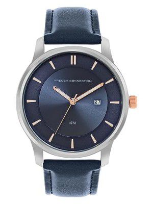 French Connection Spring-Summer 2023 Analog Blue Dial Men's Watch-FCN00057H