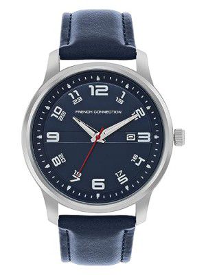 French Connection Spring-Summer 2023 Analog Blue Dial Men's Watch-FCN00046F