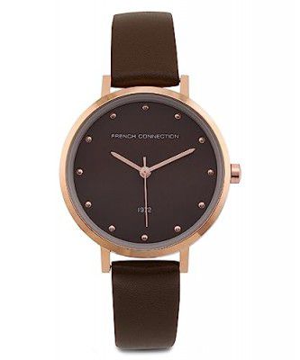 French Connection Spring-Summer 2023 Analog Brown Dial Women's Watch-FCN00080C