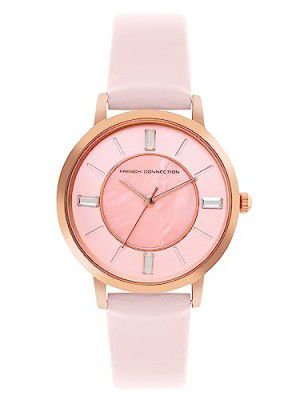 French Connection Spring-Summer 2023 Analog MOP Pink Dial Women's Watch-FCN00066B