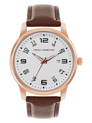 French Connection Spring-Summer 2023 Analog Silver Dial Men's Watch-FCN00046C
