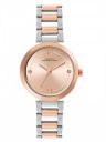 French Connection Rose Gold Sunray Dial Analogue Watch for Women - FCN01C...