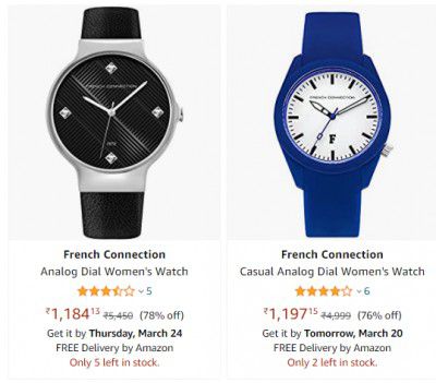 French Connection Watch Up to 80% Off
