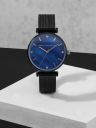 French Connection Women Blue & Black Stainless Steel Straps Analogue Watch FC24U...