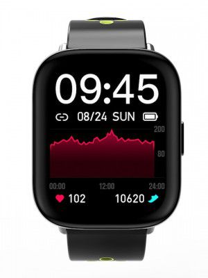 French Connection Yellow Solid FCUK Fit Pro Full Touch Smartwatch
