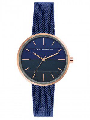 French Connnection Analog Blue Dial Women's Watch-FCN00042E