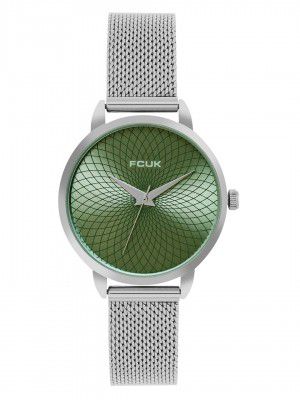 French Connnection Analog Green Dial Women's Watch-FCN026