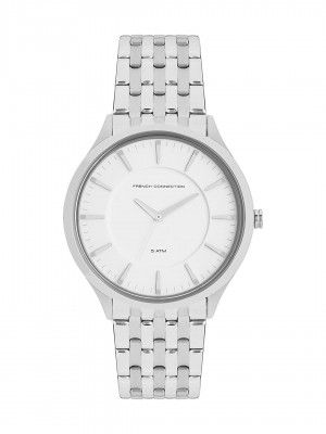 French Connnection Analog Silver Dial Mens Watch-FC1166SM
