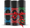 FRENCH ESSENCE Deodorant Body Spray (600 ml, Pack of 3)...