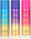 FRENCH ESSENCE Luxury Combo Pack Enchante,Grace & Bloom (50ml Each) Long Lasting Fragrance Deo Deodorant Spray - For Women  (150 ml, Pack of 3)...
