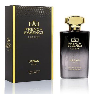French Essence Luxury Urban Perfume for Men | Woody Leather Long Lasting Eau de Parfum | 60 ml