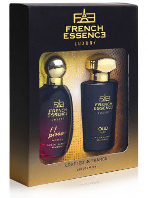 FRENCH ESSENCE Set Of 2 Bloom & Oudh Long Lasting Eau De Parfum - 30 ml Each
