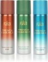 FRENCH ESSENCE Unisex Deo 50ML Each (Pack of 3- Triumph, Oud, Recharge) Deodorant Spray...