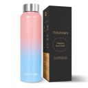 Frenchware Water Bottle (1 Litre, Stainless Steel, Premium SS 304, Sky-Blush)...