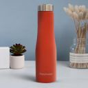 Frenchware Water Bottle (Red), 1 Litre Stainless Steel Bottle for Fridge...