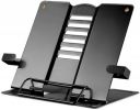 FRENYEAR Metal Book Stand | Portable Cookbook Holder, Adjustable Recipes Organizer | Foldable Reading Study Accessories (Multicolor)...