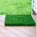 FRESH FROM LOOM 35mm Natural Looking Artificial Grass Mats Carpet (Green, 1 X 2 Feet)...