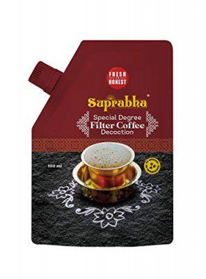 Fresh & Honest Suprabha Special Degree Filter Coffee Decoction, 5 x 100 ml