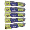 Freshee 25m Aluminium Silver Kitchen Foil Roll Paper Pack of 5...