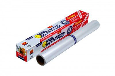 Freshwrapp International Pack Aluminium Foils, 18 Micron Thick, 8 Meter, Pack of 4