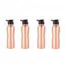 Frestol Copper Designer Sipper Bottle Set of 4...