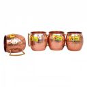 Frestol Copper Hammered Cups - Set of 4...