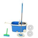 Frestol Steel Mop with Wheel+3 Refill+Rod+Wiper - Blue...