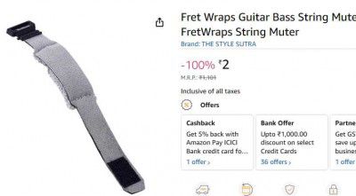 Fret Wraps Guitar Bass String Muter | FretWraps String Muter