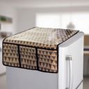 PrettyKrafts Premium Fridge Top Cover with 6 Utility Pockets...