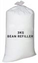 Friends Enterprises Premium High Density Bean Bag Fillers/Bean Bag Refills (3 kg Beans - 2100 Gr)...