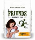 Friends Maternity Pads with Elastic Loop for Post Pregnancy Bleeding Sanitary Pad  (Pack of 10)...