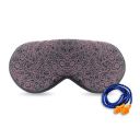 Friends of Meditation 100% Mulberry Silk Eye Mask, Super Smooth Sleep Mask and Blind Fold (Red Print)...
