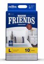 Friends Premium Underpads, Large 60 X 90 cm, Super Absorbent Polymer & Soft Surface, 10s Pack...