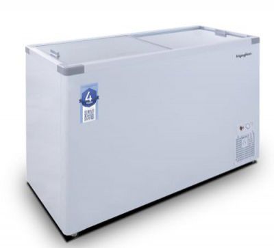 Frigoglass glass top 330L Double door Sliding freezer
