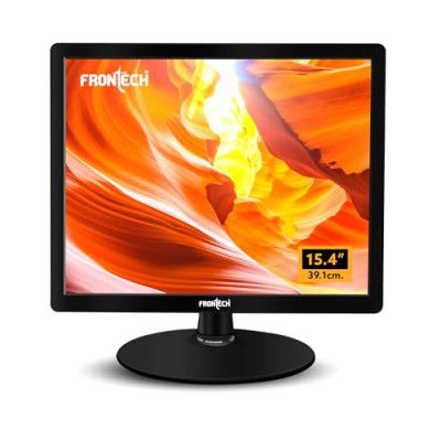 FRONTECH 15.4 Inch HD LED Monitor | Refresh Rate 60 Hz,1280 x 800 Pixels (MON-0068,Black)
