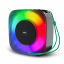 FRONTECH 15W Portable Wireless Multimedia Speaker with Bluetooth 5.3, FM, USB, TF Card, Mobile Holder, RGB LED Lights, 6 Hrs Playback, 1000mAh Battery, 1 Year Warranty (Green)...