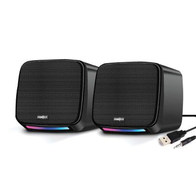 FRONTECH 2.0 USB Powered Multimedia Speakers with RGB Lights (SPK-0007)
