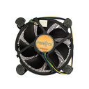 FRONTECH 775/1155 CPU Cooling Fan with Universal Socket & Heat Sink for Better Air Circulation, Super Silent, De-Vibrating, HS Sunflower Design, (CPF-0002, Black)...