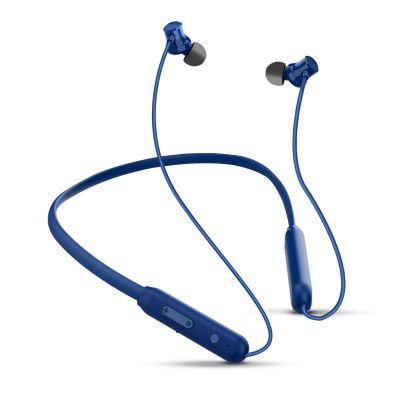FRONTECH BASSHUNTER Wireless Neckband Earphone (EF-0072, Blue)