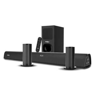 FRONTECH EchoMax-266 290W 5.1 Sound Bar with Subwoofer (Bluetooth, HDMI, AUX, USB, Wall-Mountable, Deep Bass, Home Theater, SW-0266) 