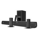 FRONTECH EchoMax-266 290W 5.1 Sound Bar with Subwoofer (Bluetooth, HDMI, AUX, USB, Wall-Mountable, Deep Bass, Home Theater, SW-0266) ...