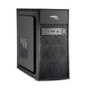 FRONTECH ICON Silver Series Cabinet/Computer Case with HD Audio (FT-4371, Black)...
