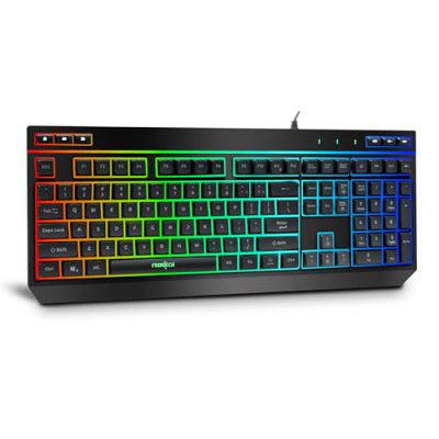 FRONTECH KB-0013 Wired Gaming Keyboard with RGB Backlighting (KB-0013 - Black)