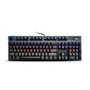 FRONTECH KB-0014P Wired Mechanical Gaming Keyboard | Rainbow Backlit | Anti-Ghosting | Ergonomic Design | Height Adjustable | 1-Year Warranty...