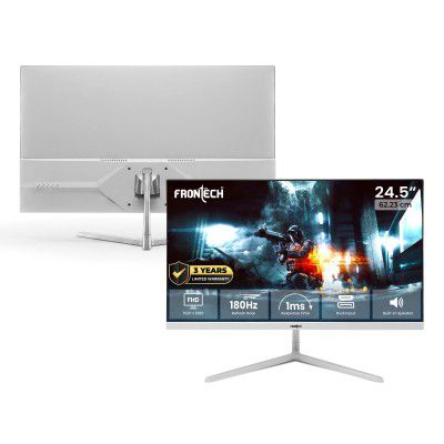FRONTECH LED Monitor, 24.5" VA Panel, 180Hz Refresh Rate (MON-0087G)