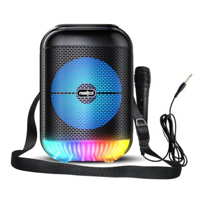FRONTECH Portable Multi-Media Speaker 15W Sound |1800 mAh Long Battery Life - Black (SW-0202)
