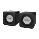 FRONTECH Premium 2.0 Channel USB Powered Speakers with 1.5W x 2 Output, AUX Input, and 1-Year Warranty (Black)...